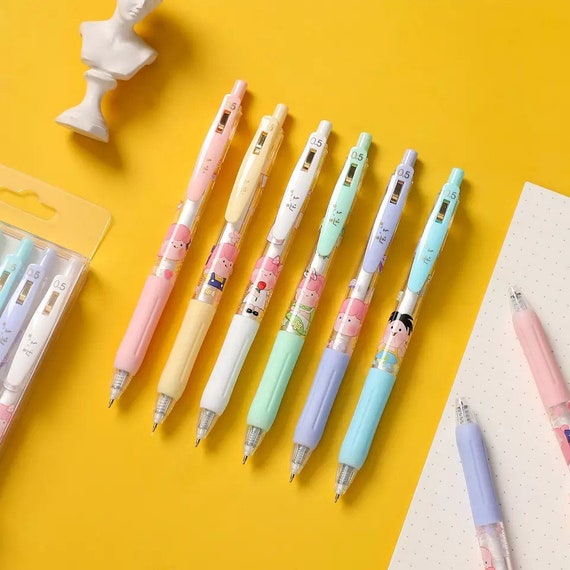 Kawaii Lisa Girl Ink Pen, 0.5mm, Japanese Stationery, Kawaii