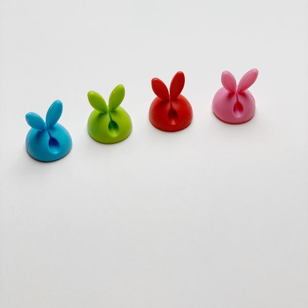 Organisateur de câble de fil de lapin de silicone