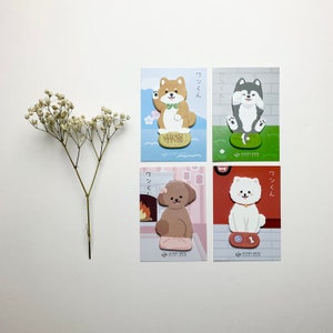 Nota adesiva para cachorrinho, papel de carta Kawaii, memorando, diário com marcadores, diário