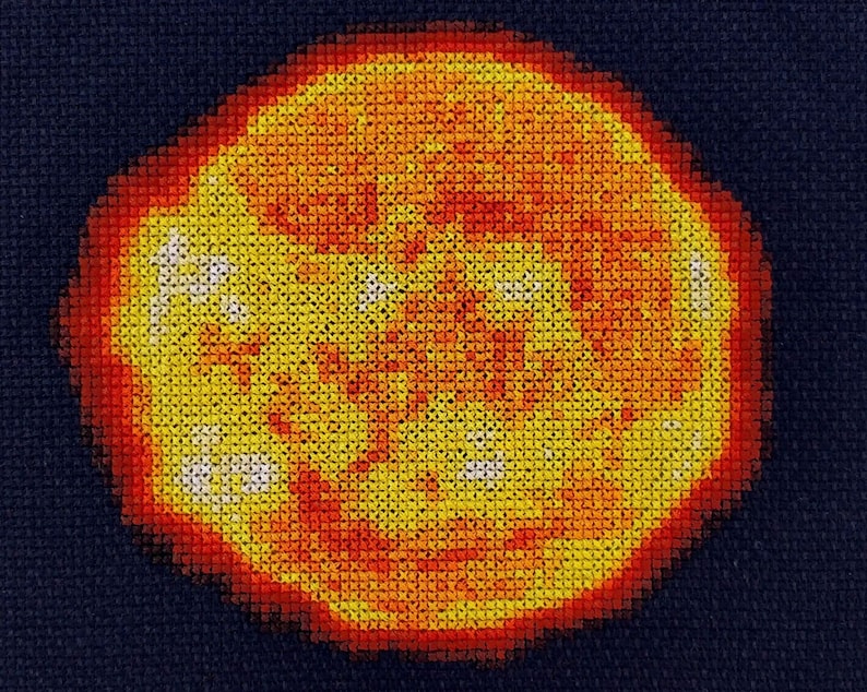 Sun Cross Stitch Pattern PDF Instant Download - Etsy