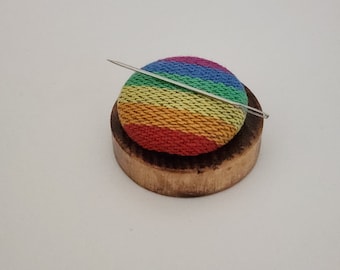 Magnetic Needle Minder, Rainbow Sewing, Easycare Prism, Pin Keeper, Pin Cushion, Sewing Gift, Cross Stitch, Needlepoint, Embroidery