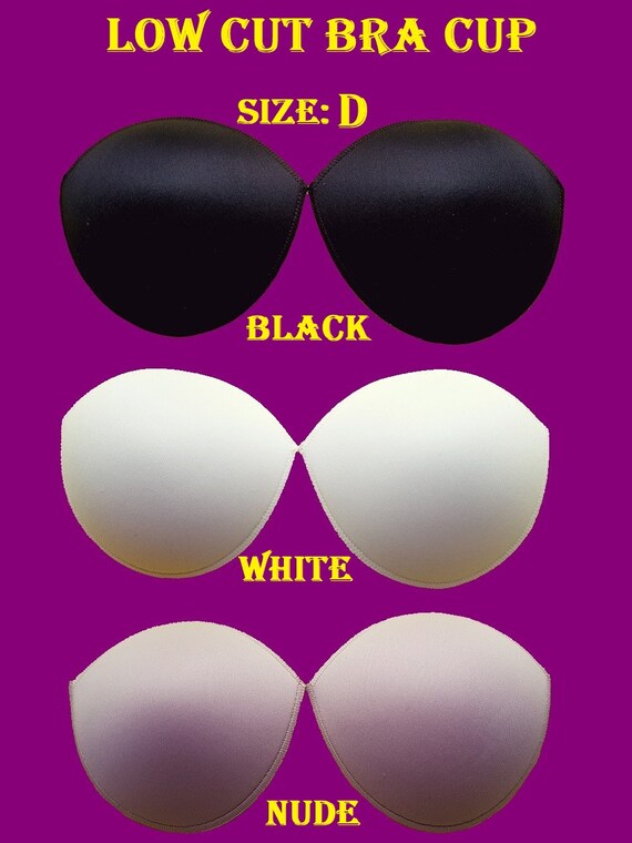 low cut white bra