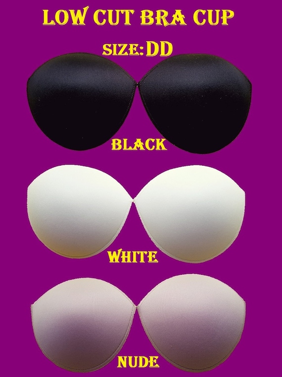 DD Low Cut Sew in Bra Cups designed to Dressmaking Bridal Alterations Size