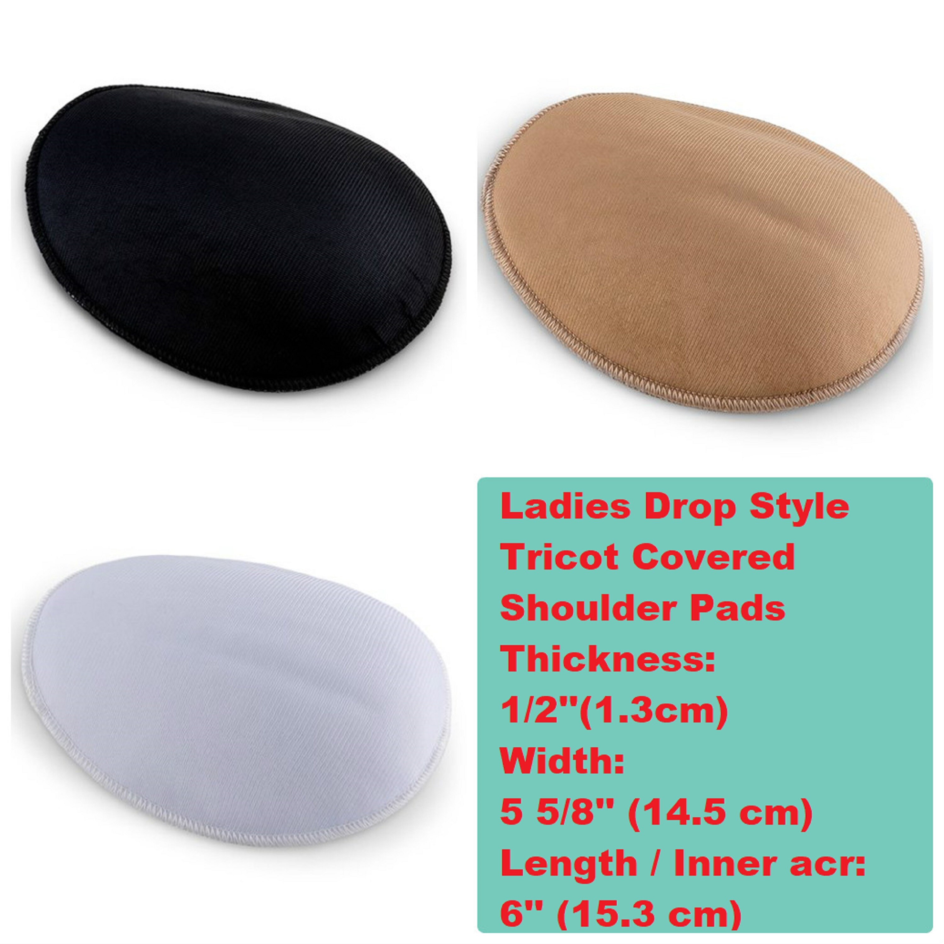 1pair/2pcs Ladies Drop Style Tricot Covered Shoulder Pads Etsy