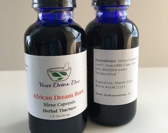 African Dream Root Herbal Tincture - Wildcrafted - Dream Enhancer-Relaxation