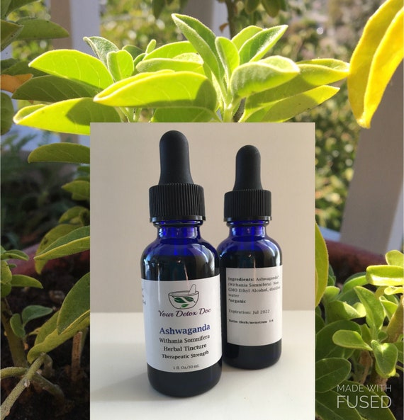 Ashwaganda Herbal Tincture - Adaptogenic - Energy -Brain - Immunity