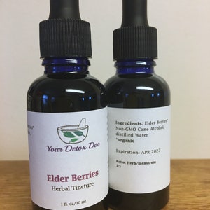 Teinture aux herbes de sureau - Biologique