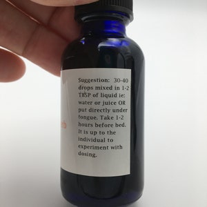 Mexican Dream Root tincture dosing