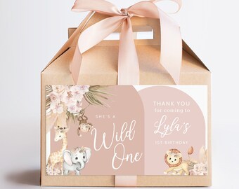 Wild One Box Label - Etsy
