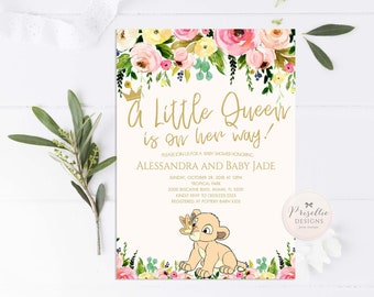 nala baby shower theme