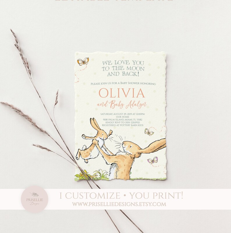 Guess How Much I Love You Invitation Guess How Much I Love Etsy Guess How Much I Love You Invitation Guess How Much I Love Etsy