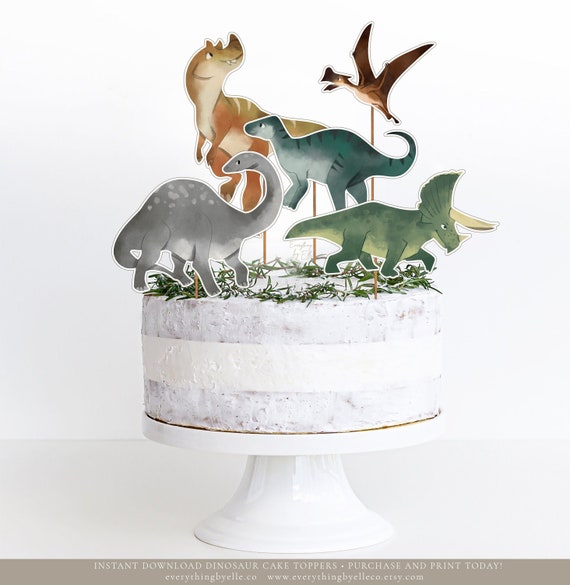 Cake-topper Dinosaure