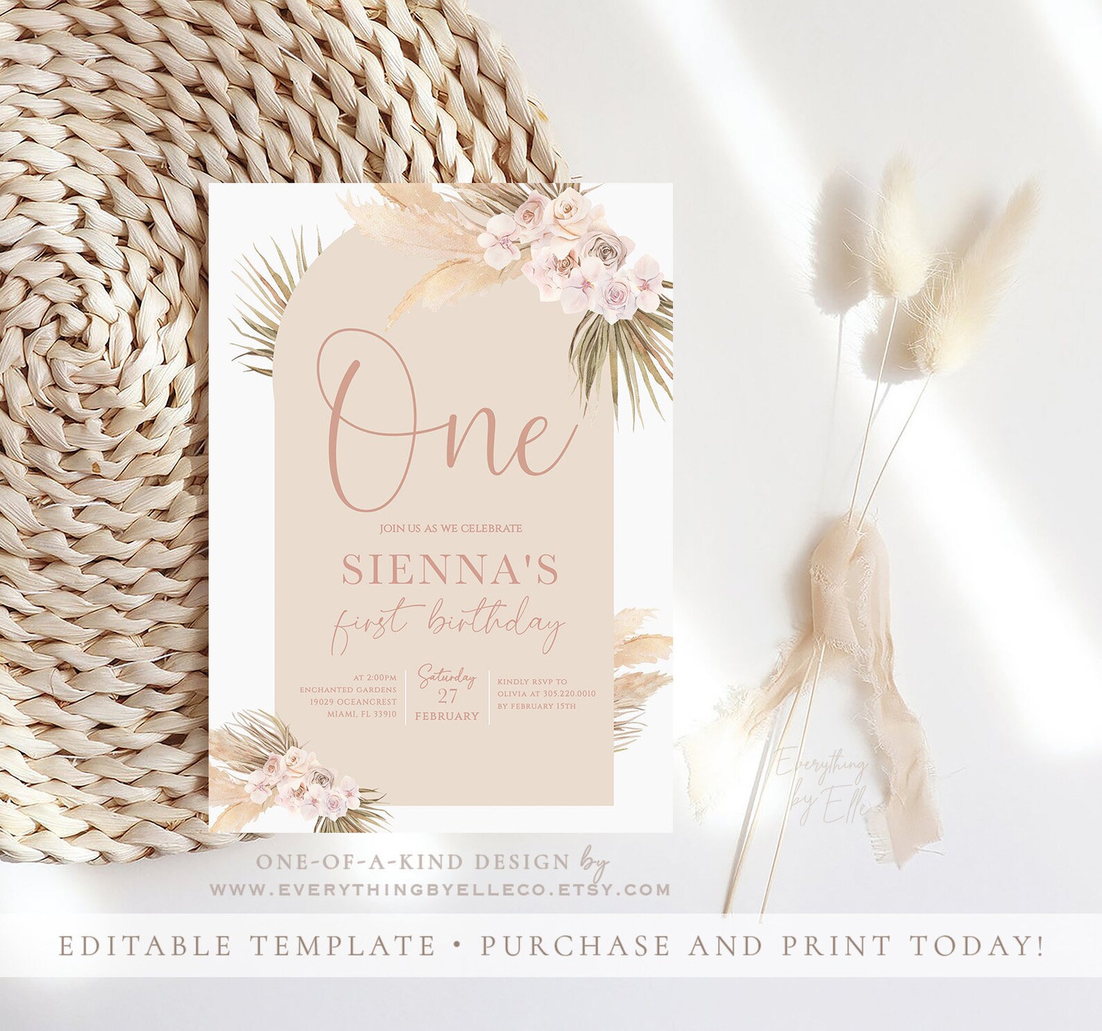 Sweet As A Peach Birthday Banner Peach First Birthday 8E3