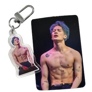 JACKSON WANG GOT7 porte-clés en biais ABS breloque kawaii déco kpop concert décoration accessoires cadeau anniversaire sac ami décoration