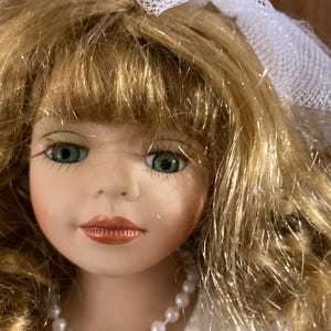 Haunted doll Evelyn, the abandoned bride