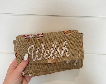 Life Themed Needlepoint Bag (Customized)