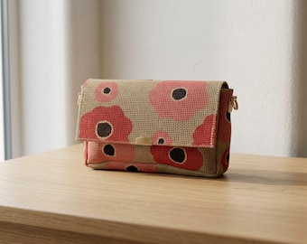 Poppy Needlepoint Bag