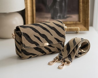 Zebra Needlepoint Bag