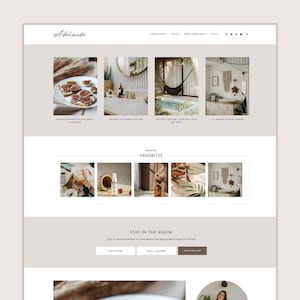 Tema WordPress per blogger di bellezza, lifestyle e personali / Tema WordPress Adelaide / Tema figlio Kadence