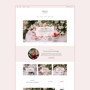 Only 6 left! Drea • Blogger/Blogspot Theme ~ Fully Responsive ~ Soft and Lovely