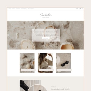 Cordelia | Blogger Theme for Lifestyle, Fashion and Beauty Bloggers | Minimal and Elegant Blogger/Blogspot Template