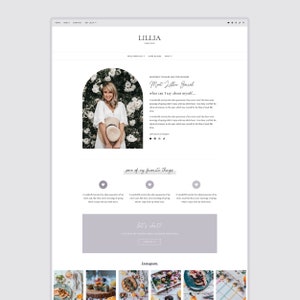 NEW Lillia WordPress Theme Fully Responsive Soft & Lovely image 4