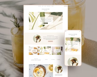 Lillia WordPress Blog Theme | Lifestyle Website Template | Kadence Child Theme
