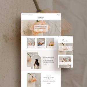 WordPress Blog Theme for Lifestyle, Beauty and Fashion Bloggers | Bianca | Feminine Website Template | Kadence Child Theme
