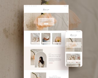 Tema WordPress per blog di lifestyle, bellezza e moda / Bianca / Modello di sito web femminile / Tema figlio Kadence