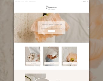 Feminine WordPress Blog Theme for Lifestyle, Beauty and Fashion Bloggers | Bianca | Kadence Child Theme