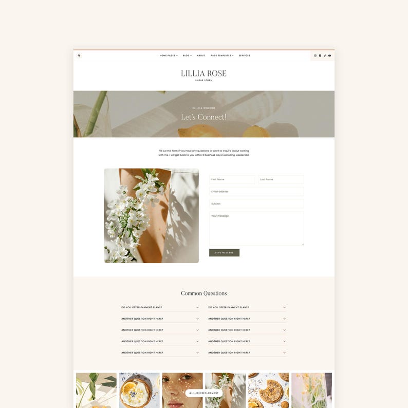 Create a beautiful, SEO-friendly blog with Lillia, a premade WordPress theme designed for lifestyle, wellness and recipe-focused content creators. The soft, airy aesthetic and warm color palette are perfect for showcasing your content in a clean, engaging way. Easily customize colors, fonts, and layouts to match your brand and launch your dream website in no time. Lillia is built on the Kadence framework, which makes it fast loading, SEO-optimized and super easy to customize!