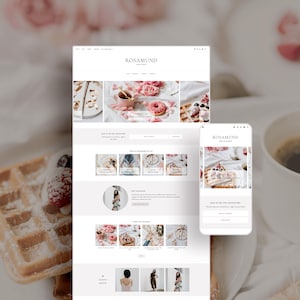 Rosamund Blogger Theme | Femininer Lifestyle Blogger Template