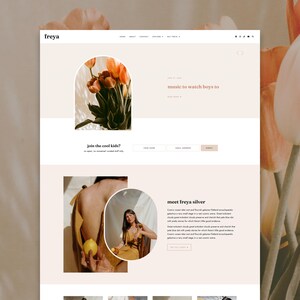 Freya Blogger Theme | Modern Lifestyle Template