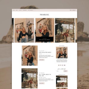 CLEARANCE · Primrose Blogger Theme | Modern Blogspot Template