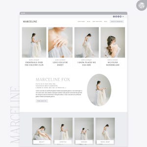 Marceline WordPress Theme, Kadence Child Theme, WordPress Template, Feminine WordPress Theme, WordPress Blog Theme
