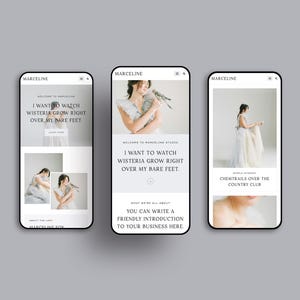 Marceline WordPress Theme, Kadence Child Theme, WordPress Template, Feminine WordPress Theme, WordPress Blog Theme