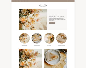 NOUVEAU ! Thème de blog WordPress moderne | Modèle de site Web | Saule | Kadence