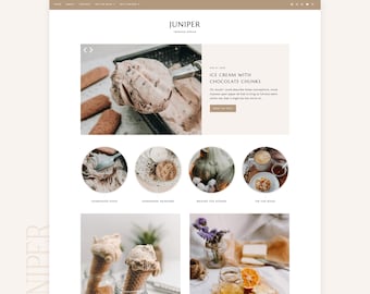 NEW! Juniper Blogger Theme | Modern Blogger Template