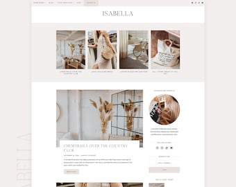 Isabelle | Thème de blog WordPress pour les blogueurs lifestyle, beauté et gastronomie | Kadence