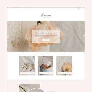NEW! WordPress Theme for Beauty, Fashion and Lifestyle Bloggers | Bianca WordPress Theme | Kadence Child Theme