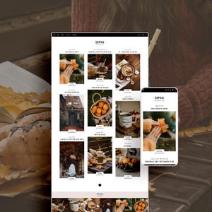 Sophia Blogger Theme | Bold Blogger Template