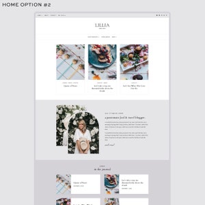 NEW Lillia WordPress Theme Fully Responsive Soft & Lovely image 2