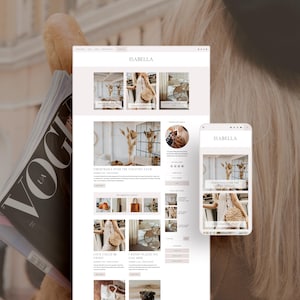 Neutralt WordPress-bloggtema | Isabella | Kadence-barntema