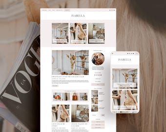 Tema WordPress neutro per blog / Isabella / Tema figlio Kadence