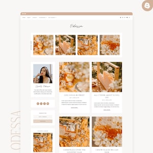 Odessa Blogger Theme | Minimalist Blogger Template