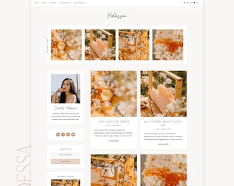 Thème Blogger d'Odessa | Modèle de blogueur minimaliste