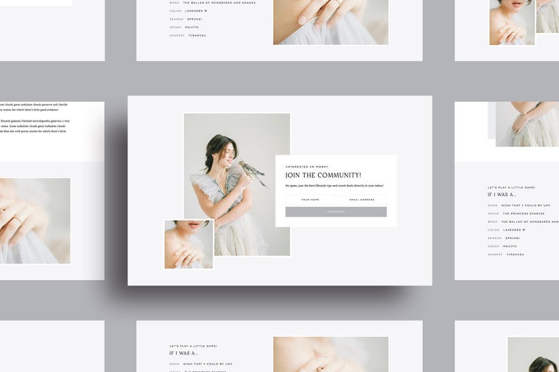 Marceline WordPress Theme, Kadence Child Theme, WordPress Template, Feminine WordPress Theme, WordPress Blog Theme