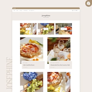 Josephine Blogger Theme | Modernes Blogger Template