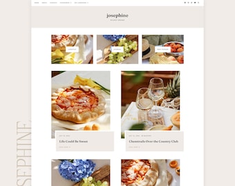 Thème Blogger Joséphine | Modèle de blogue moderne
