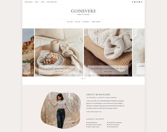 Guinevere WordPress Theme für Lifestyle, Beauty und Food Blogger | Kadence Kind Theme